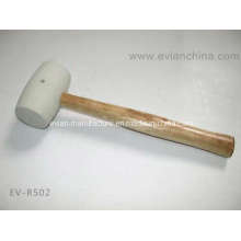 Malho de borracha de cabeça branca natural (EV-R502)